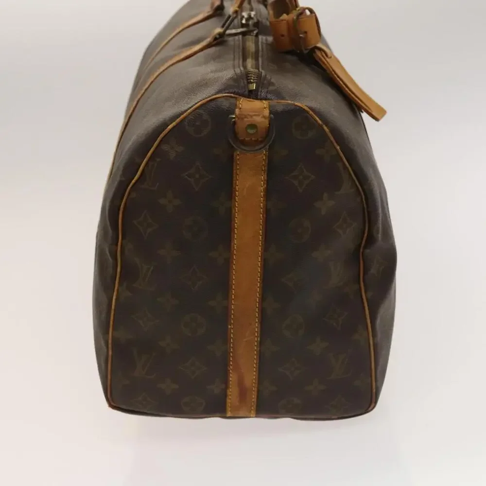 LOUIS VUITTON Monogram Keepall Bandouliere 50 Boston Bag M41416